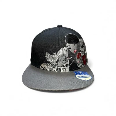 Gorra Tokidoki Snapback TKDK Niña Asiática con Tanchozuru Grúa Japonesa Rara Nueva con Etiquetas Foto 1 de 4