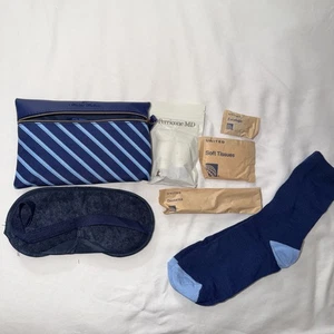 United Airlines The Brooks Brothers Amenity Tasche Brandneu mit Socken Zubehör - Bild 1 von 7