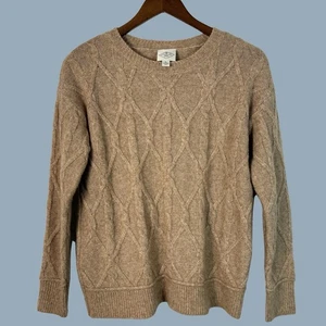 St Johns Bay Pullover Damen Größe M Zopfmuster weich zeitlos leise Luxus - Bild 1 von 10