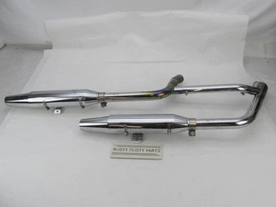Harley Davidson Genuine Stock FXST Softail Exhaust System 65413-95 65894-95 #920 - Image 1 of 4