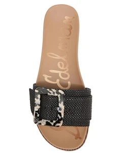 Sam Edelman Ariane - Tejido de canasta negro talla 13 - Imagen 1 de 12