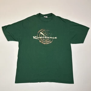Vintage 90s Riverdance The Show Shirt Herren Gr. XL doppelseitig grün Tee - Bild 1 von 13