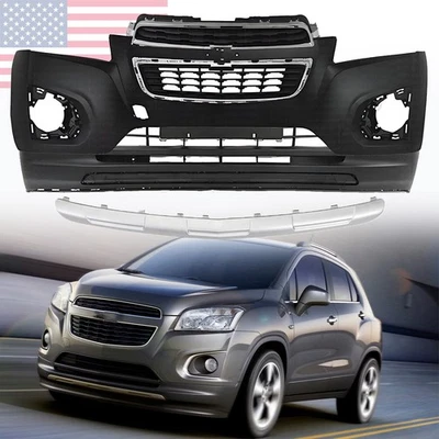 Front Upper & Lower Bumper Cover w/Grille For 2013-2016 Chevrolet Trax LTZ/LT/LS Foto 1 de 4