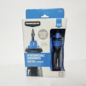 Hammerhead Rechargeable Screwdriver 4V Lithium Circuit Tester Stripper - Picture 1 of 11
