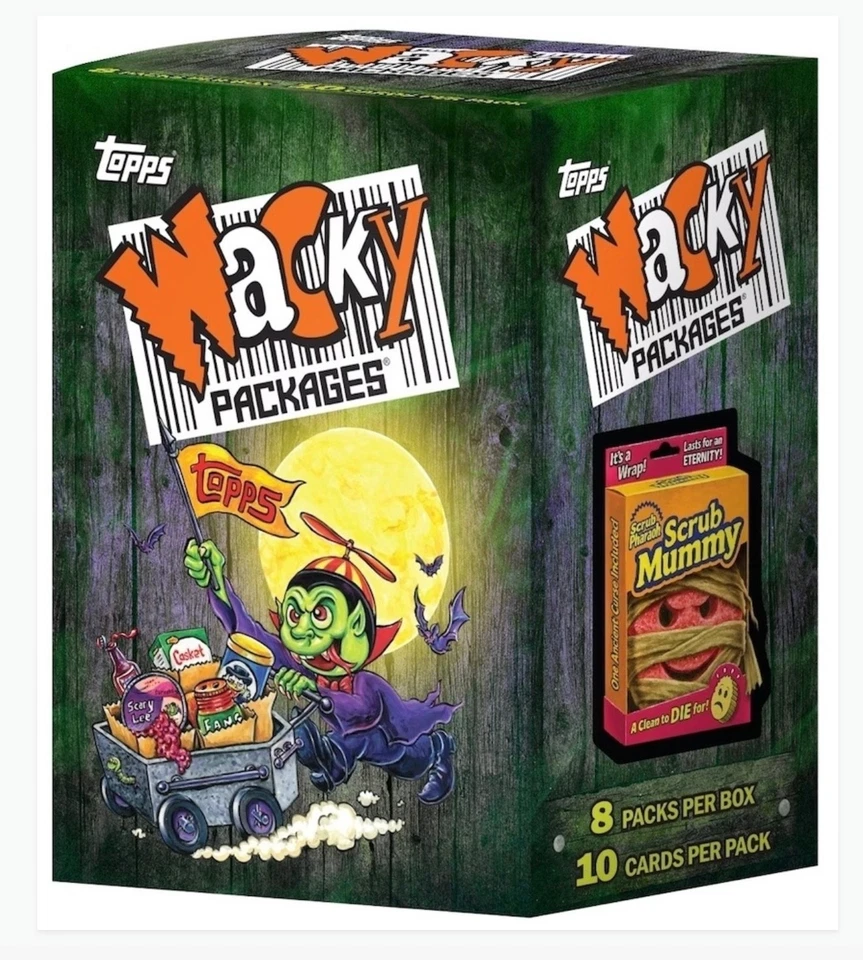 2025 TOPPS ДУРАЦКИЕ ПАКЕТЫ ИЗДАНИЕ ДЛЯ ХЭЛЛОУИНА (ТОЛЬКО ОТДЕЛЬНЫЕ ПАКЕТЫ) - Изображение 1 из 1