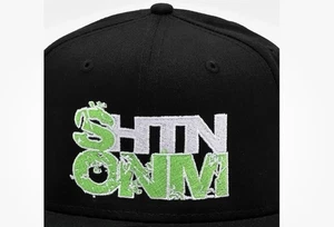 SHTNONM OG Mütze schwarz & neongrün Druckknopflasche neu ohne Etikett - Bild 1 von 3