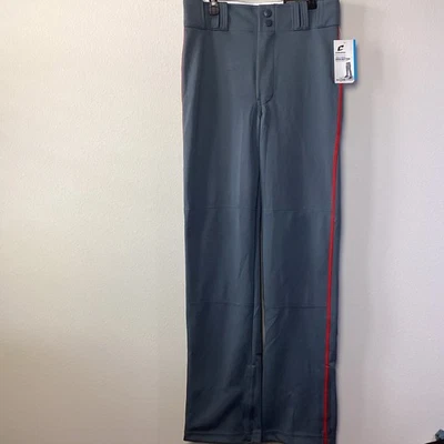 Pantalones grandes de béisbol Champro Youth de longitud ajustable gris asiento/rodillas de doble capa Foto 1 de 4