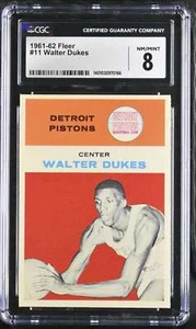 1961-62 FLEER #11 WALTER DUKES 8 NM/NEUWERTIG KOLBEN 82 - Bild 1 von 2