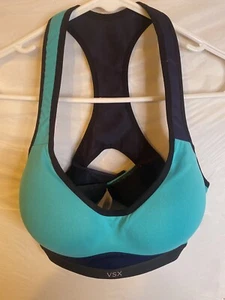 Sujetador deportivo Victoria’s Secret verde azulado y negro 34c - Imagen 1 de 3