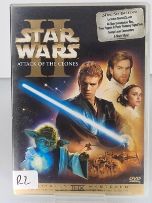 Star Wars - Episode II - Attack Of The Clones  DVD Region 2 Ewan McGregor - Image 1 of 2