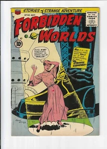 Forbidden Worlds #58 ¡Alta calidad en estado bastante bueno/en estado bastante bueno+ 8,0/8,5! Cubierta de 10 centavos Ogden Whitney 1957 - Imagen 1 de 2
