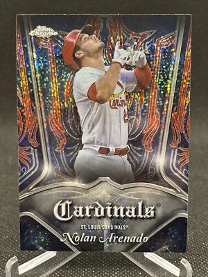 Nolan Arenado 2022 Topps Chrome Baseball Pinstriped St. Louis Cardinals #P-4 - Image 1 of 2