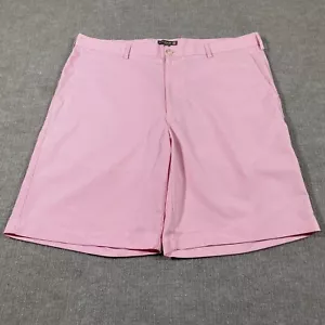 Peter Millar Shorts Mens 36 Salem Performance Pincord Pink Striped Golf Crown - Picture 1 of 14