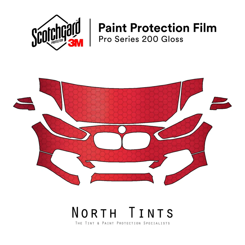 BMW M135i M140i 2015-2018 3M PRO película de protección de pintura precortada sujetador transparente kit PPF Foto 1 de 4