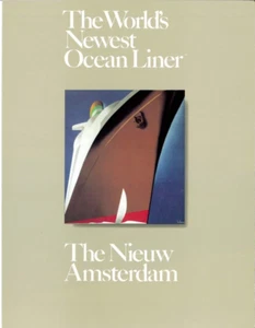 Holland America Line- Nieuw Amsterdam- Brochure - May 1983 - Picture 1 of 3