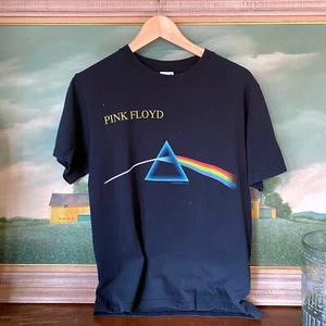 Vtg PINK FLOYD Dark Side Of The Moon Band Concert T Shirt 1996 Mens S Anvil 90s - Picture 1 of 6