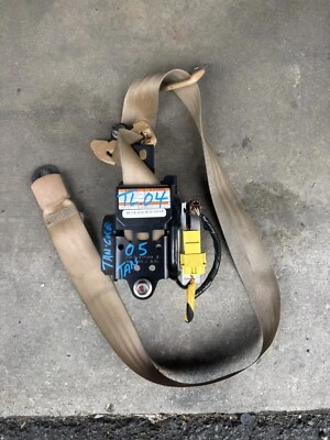 Cinturón de seguridad delantero lado conductor Acura TL-2004-2005-2006-2007-2008 color tostado Foto 1 de 2