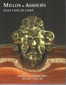 DANS L'OEIL DE LINKE CATALOGUE VENTE MILLON 14/12/2007 - Imagen 1 de 3