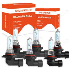 Halogen Headlight+Fog Light Bulbs Kit For Chevy Avalanche 1500 2500 2002-2005 6x - Picture 1 of 15
