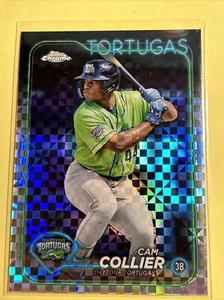 2024 Topps Pro Debut Chrome Cam Collier #PDC-115 X-Fractor Reds - Picture 1 of 2