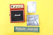 Marshall Mini Amplifier Red MS-2R Battery & Plug Micro Guitar Amplifier From JP