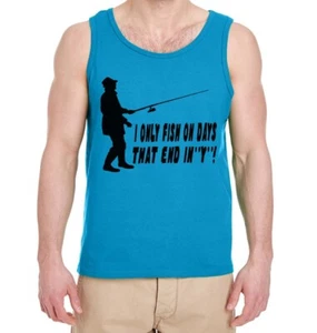 Camiseta sin mangas divertida de pesca para hombre Camisetas gráficas Regalos para papá Camisetas para el día del padre - Imagen 1 de 3