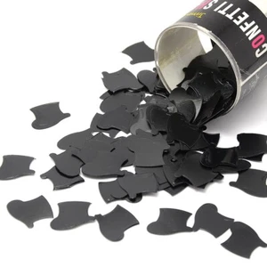 Confetti Top Hat Black - 2 Pchs or 1/2 lbs - FREE SHIP (8695) - Picture 1 of 15