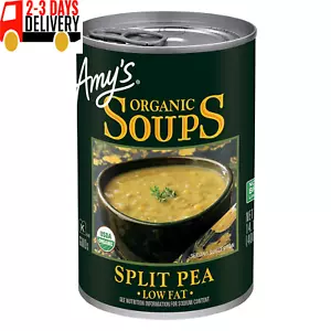 Soup, Vegan Split Pea Soup, Gluten Free, Made with Organic Vegetables, Canned So - Picture 1 of 16
