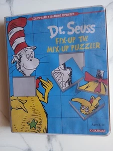 Dr. Seuss Fix-Up the Mix-Up Puzzler ColecoVision 64 Game - Picture 1 of 9