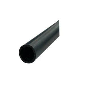 Black Circular Silicone Rubber Tubing / Sleeve - Various Sizes - Sold Per Meter - Picture 1 of 2