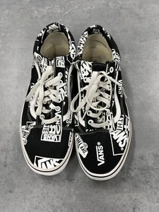 Zapatilla deportiva con cordones Vans Off The Wall para hombre 11,5 negra para skateboarding "Vans All Over" - Imagen 1 de 13