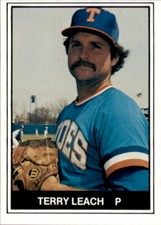 1982 Tidewater Tides TCMA #14 Terry Leach Selma Alabama AL - NM Baseball Card