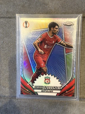 2023-24 Topps Chrome UEFA Dominik Szoboszlai #119 Hero Variation SSP Case Hit!! - Image 1 of 2
