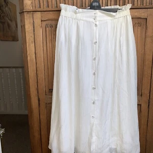 White H And M Skirt - Picture 1 of 4