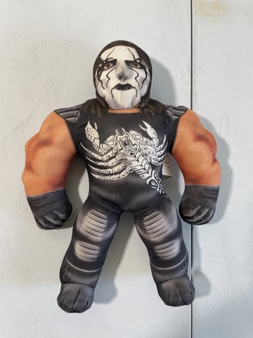 1998 Sting Wrestling WCW Vintage Bashin Brawlers Talking Plush NWO 8” Cover