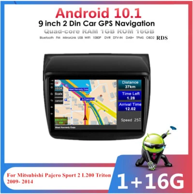 For 2009-2014 Mitsubishi L200 Pajero Sport 2 Triton 9" Android Stereo Radio Navi - Image 1 of 4