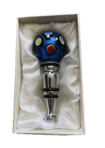 Nuevo tapón de vino copa y metal recuerdo Di Venezia Venecia - Imagen 1 de 4