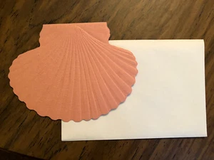 Inviti Hallmark Vintage, NUOVO Confezione Aperta Vecchio Stock - Design Conchiglia - Foto 1 di 4