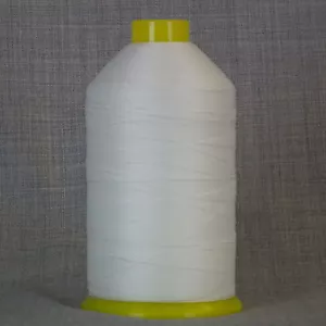 BONDED NYLON SEWING THREAD 40s 3,500metre WHITE 40 TKT LEATHER UPHOLSTERY REPAIR - Picture 1 of 1