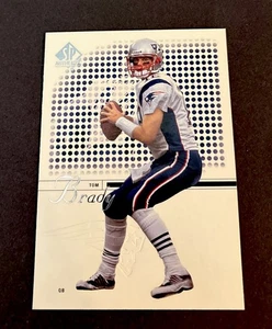 2002 SP Authentic Tom Brady - Greatest PLAYER OF ALL TIME - 🏈🇺🇸🎅 - Picture 1 of 2