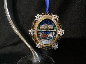 2004 White House President & Mrs. Hayes Ornament - ohne Schachtel - Bild 1 von 2