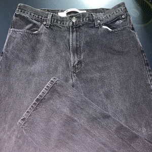 Harley Davidson Jeans Men’s Size 38x34 Black Motorcycle 100% Cotton - Picture 1 of 6