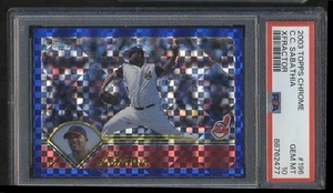 2003 TOPPS CHROME XFRACTOR /50 PSA 10 CC SABATHIA INDIANS - Picture 1 of 1