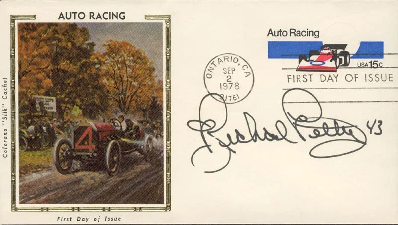 RICHARD PETTY - PORTADA PRIMER DÍA FIRMADA Foto 1 de 1