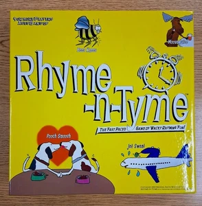 Juego de mesa Rhyme-n-Tyme _ Rima _ Recurso para maestros _ Recurso de educación en el hogar - Imagen 1 de 4