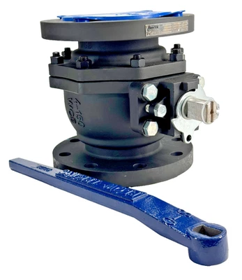 FLOW-TEK Type F15 Ball Valve 4" Class 150 RF Flanged End, Full Port, 316-SS Trim - Image 1 of 4