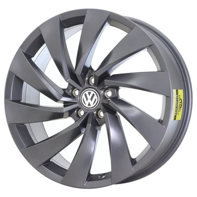 20" Volkswagen Arteon Wheel Rim Factory OEM 70066 2019-2023 Grey - Image 1 of 2