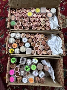 Lot of 95 Rolls of Lincoln Memorial Cents 1982-2008, Many BU Unopened Bank Rolls - Picture 1 of 9