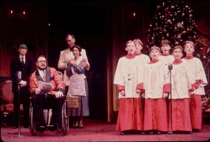 NATHAN LANE IN MAN WHO CAME TO DINNER-BWY SHOW-- 35MM COLOR SLIDE TRANSPARENCY - Picture 1 of 1