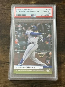 VLADIMIR GUERRERO JR. 2019 Topps Now #229 /6770 PSA 10 Rookie RC JAYS! - Picture 1 of 2